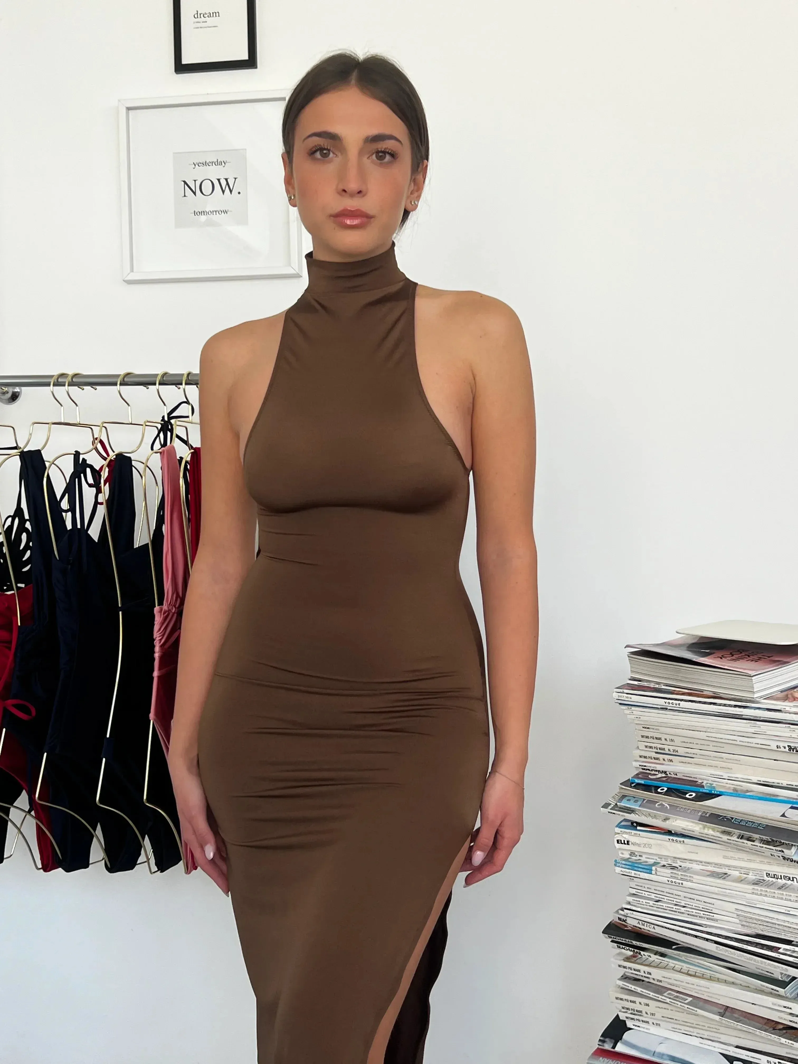 Vestito Raffi Marrone sold by Carro Positano product image thumbnail 2