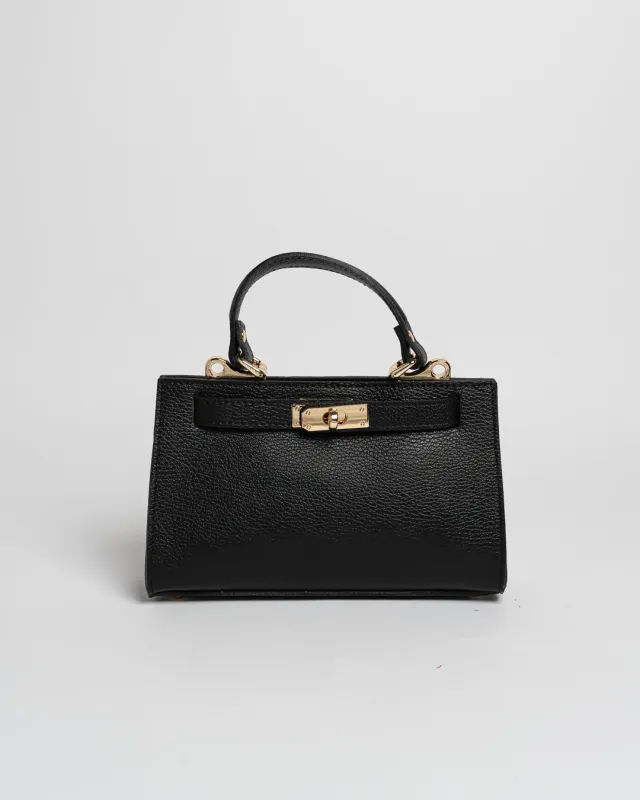 Borsa Mini Kelly - Nero made by Carro Positano