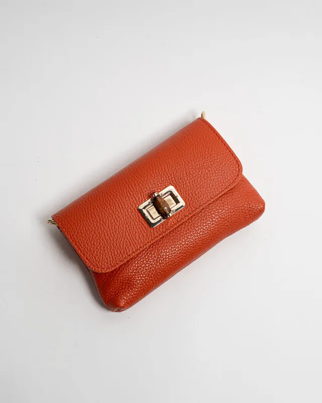 Borsa Bamboo - Arancio made by Carro Positano