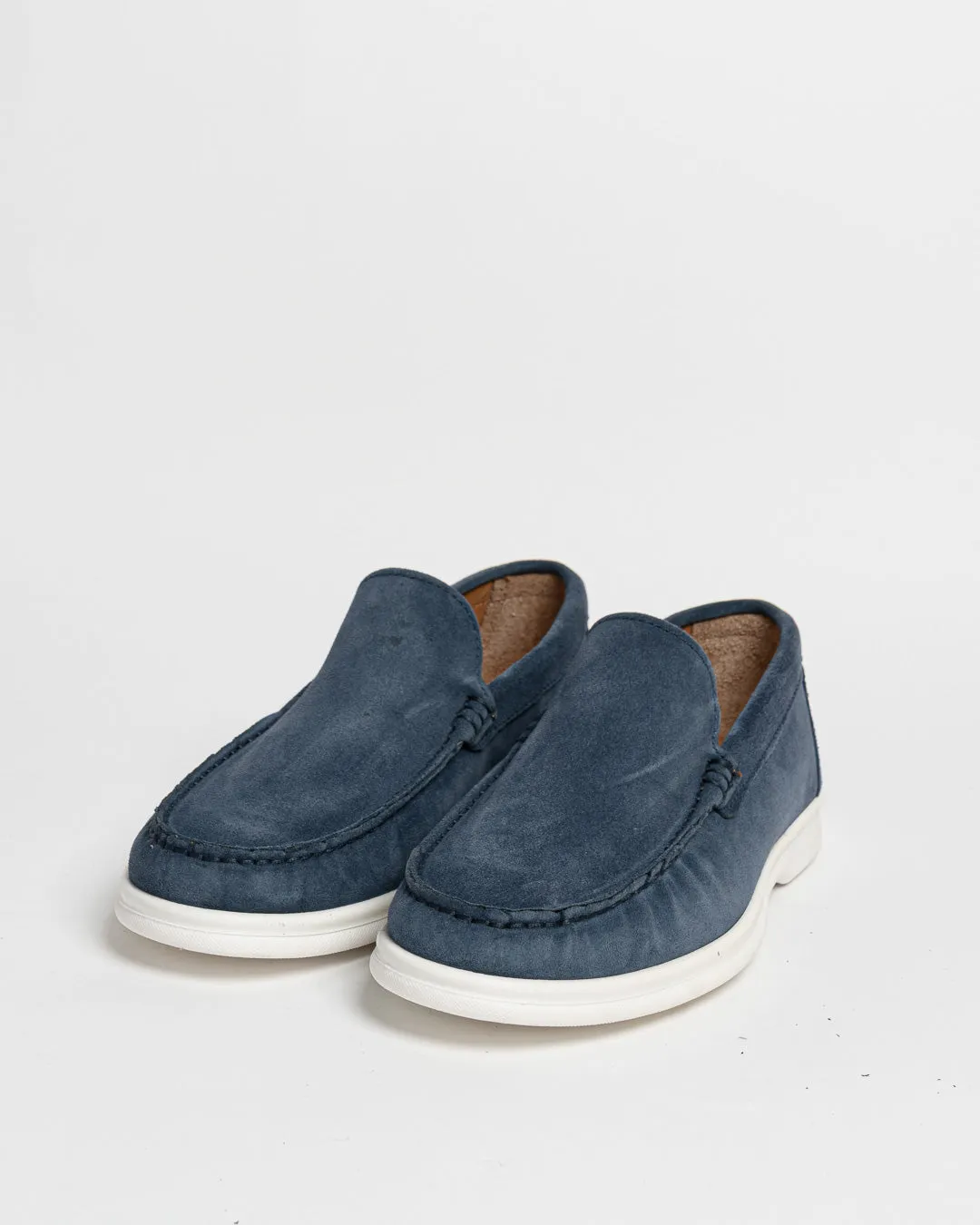 Mocassino Seaside in camoscio - Denim sold by Carro Positano product image thumbnail 2