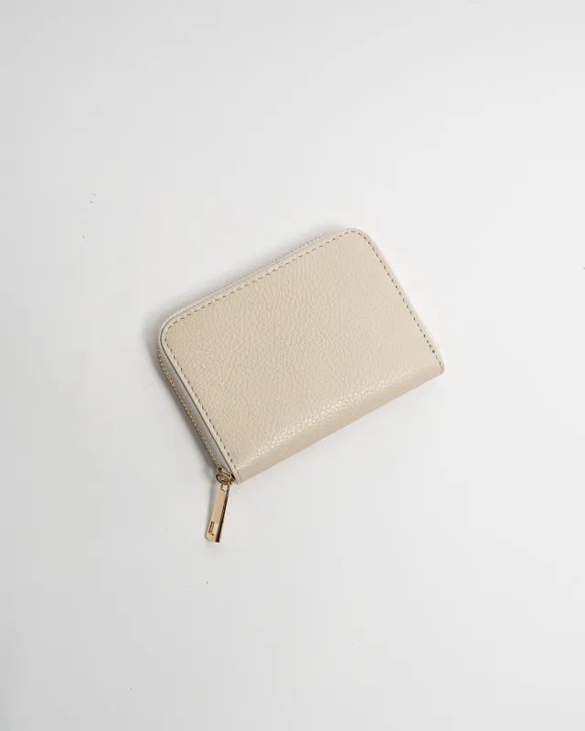 Portafoglio zip - Beige made by Carro Positano