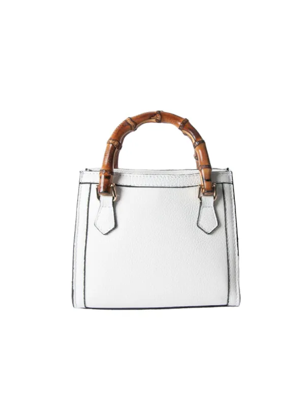 Borsa Bamboo - Bianco sold by Carro Positano