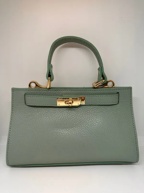 Borsa Mini kelly - Verde menta sold by Carro Positano
