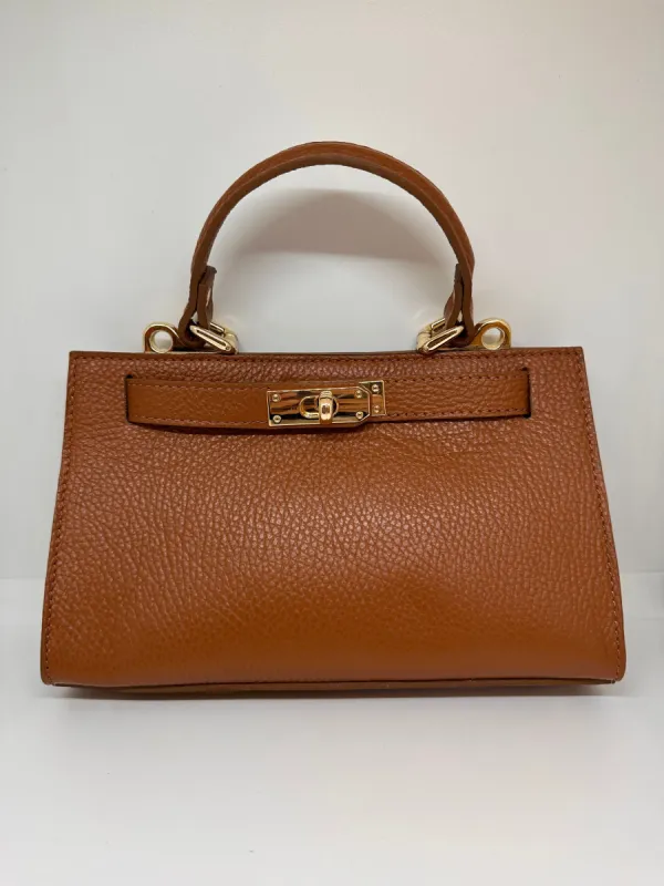 Borsa Mini kelly - Cuoio sold by Carro Positano