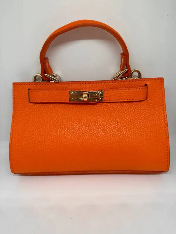 Borsa Mini kelly - Arancione sold by Carro Positano
