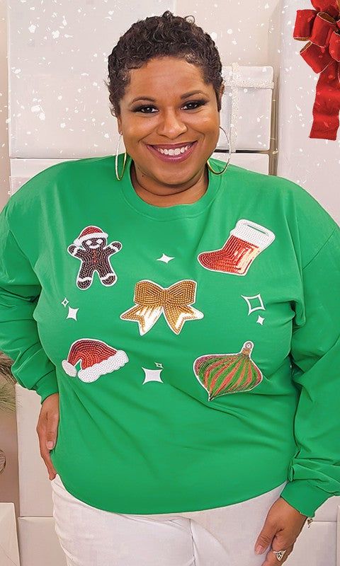 Christmas Sparkle Long Sleeve sold by The Dogwood Boutique