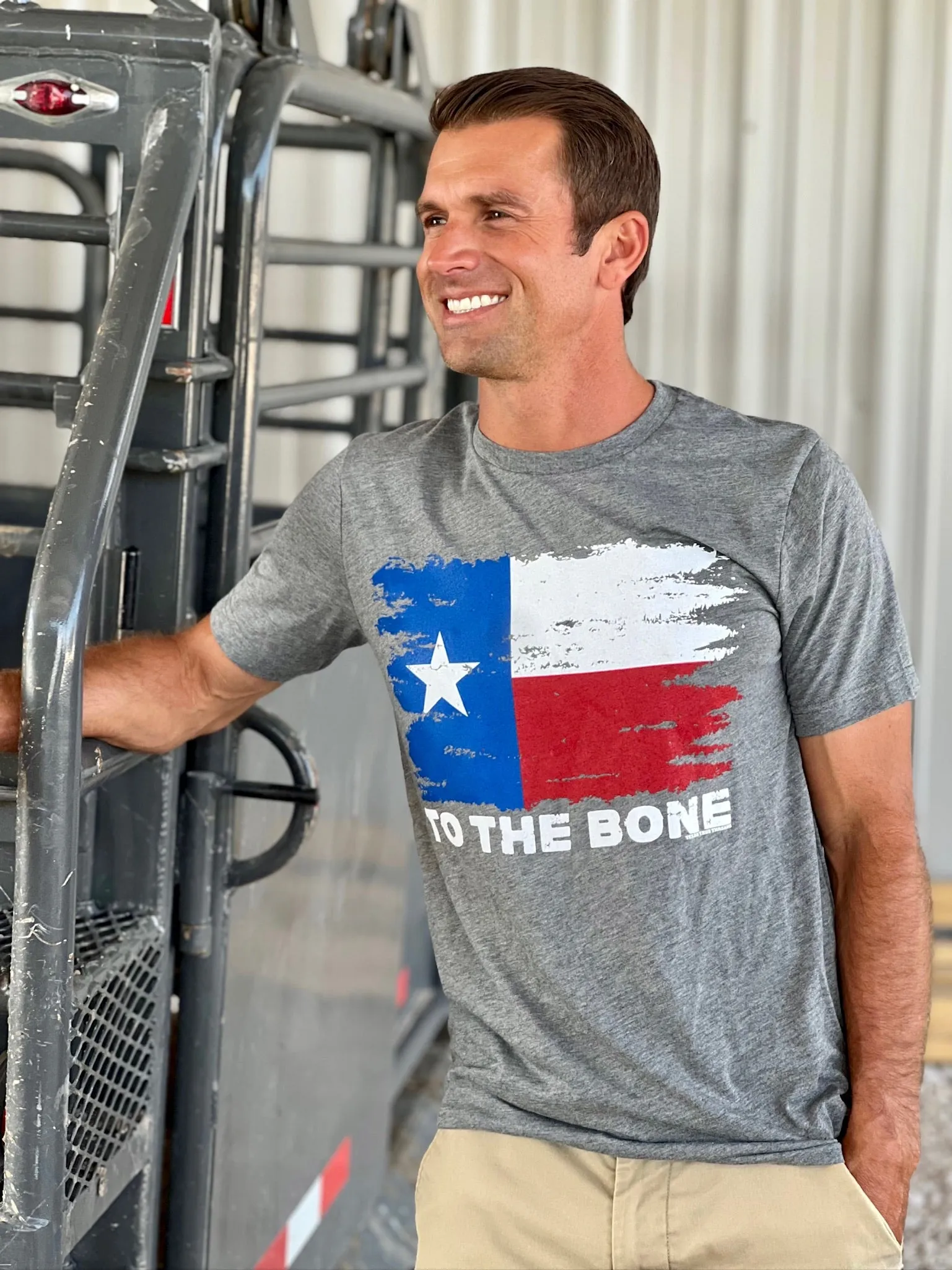 To the Bone Texas Tee sold by The Dogwood Boutique