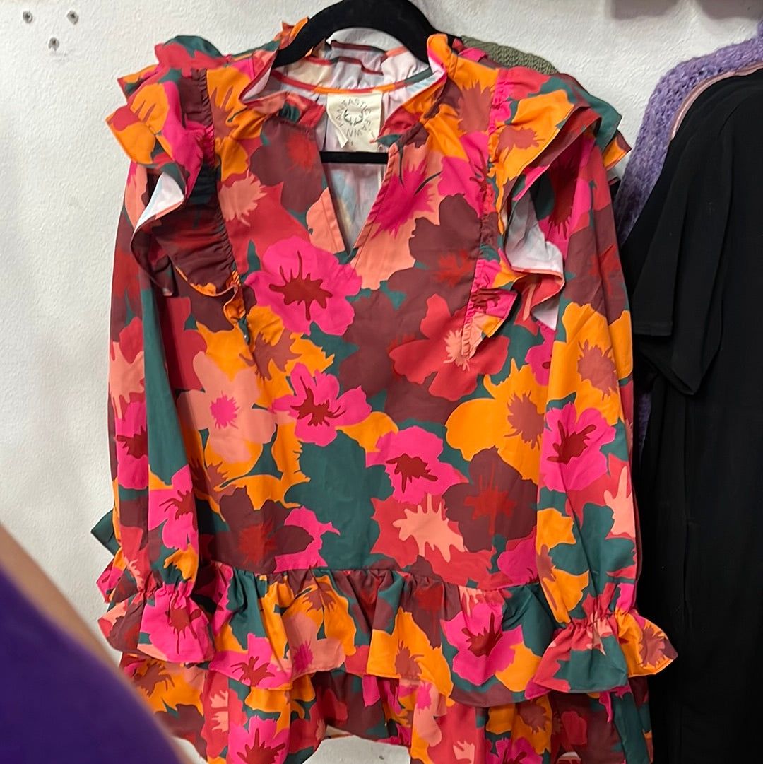 Flower Power Dress sold by The Dogwood Boutique