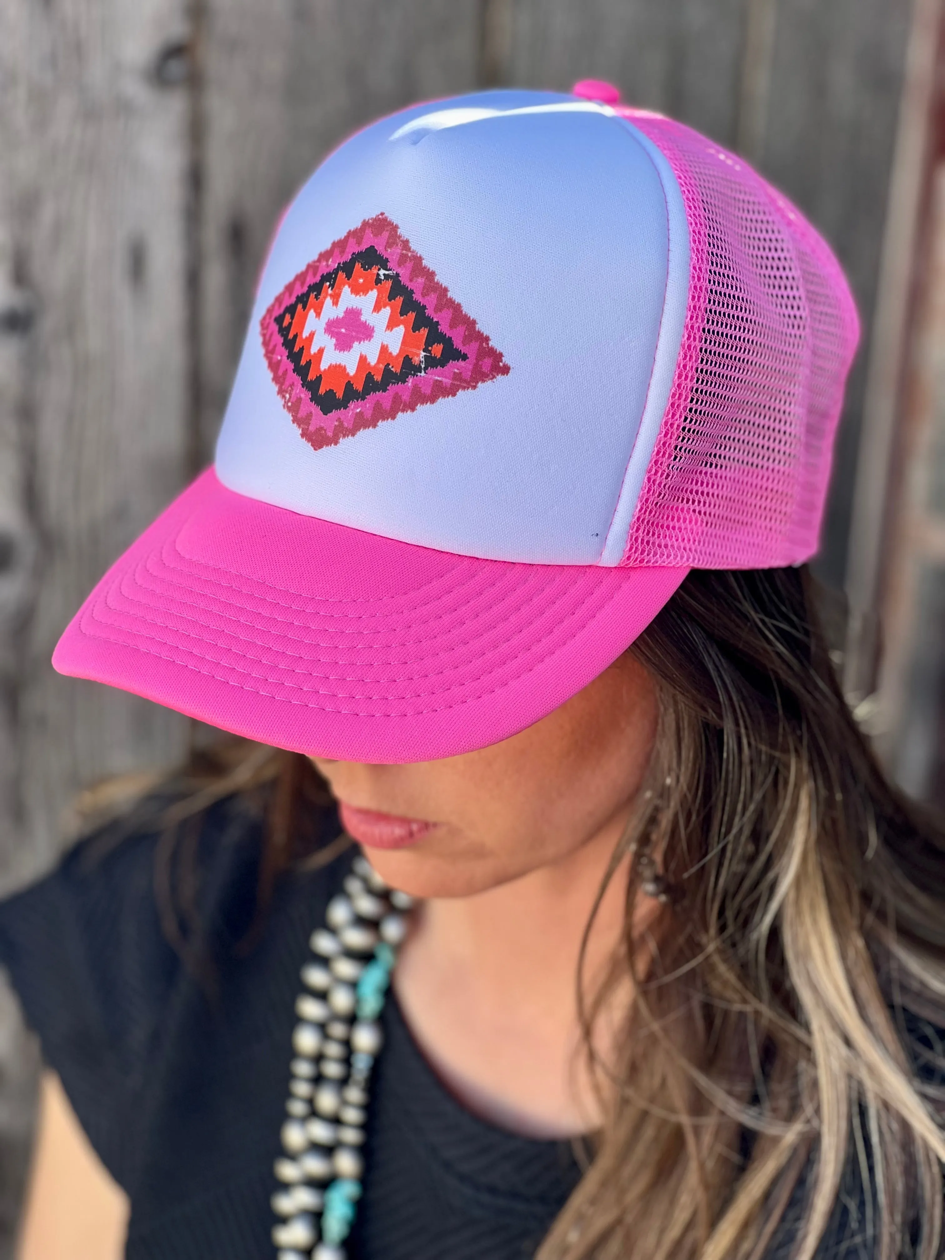Cheyenne Aztec on Foam Trucker Cap sold by The Dogwood Boutique product image thumbnail 4