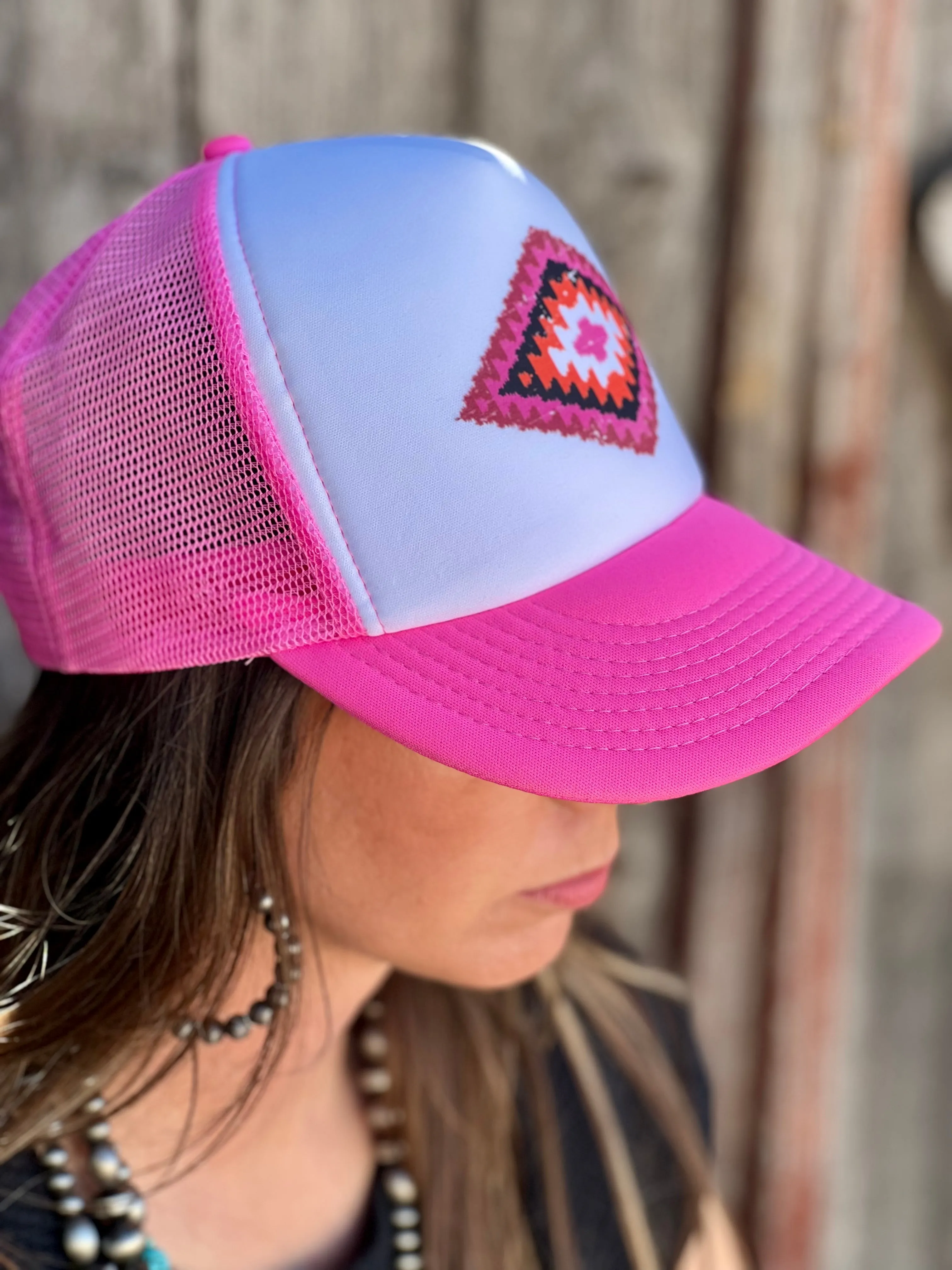Cheyenne Aztec on Foam Trucker Cap sold by The Dogwood Boutique product image thumbnail 3