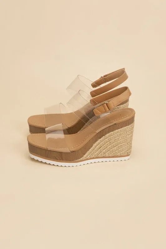 Intend-S Clear Wedge Heels sold by The Dogwood Boutique product image thumbnail 4