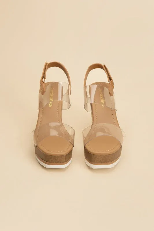 Intend-S Clear Wedge Heels sold by The Dogwood Boutique product image thumbnail 5