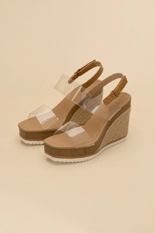 Intend-S Clear Wedge Heels sold by The Dogwood Boutique product image thumbnail 2