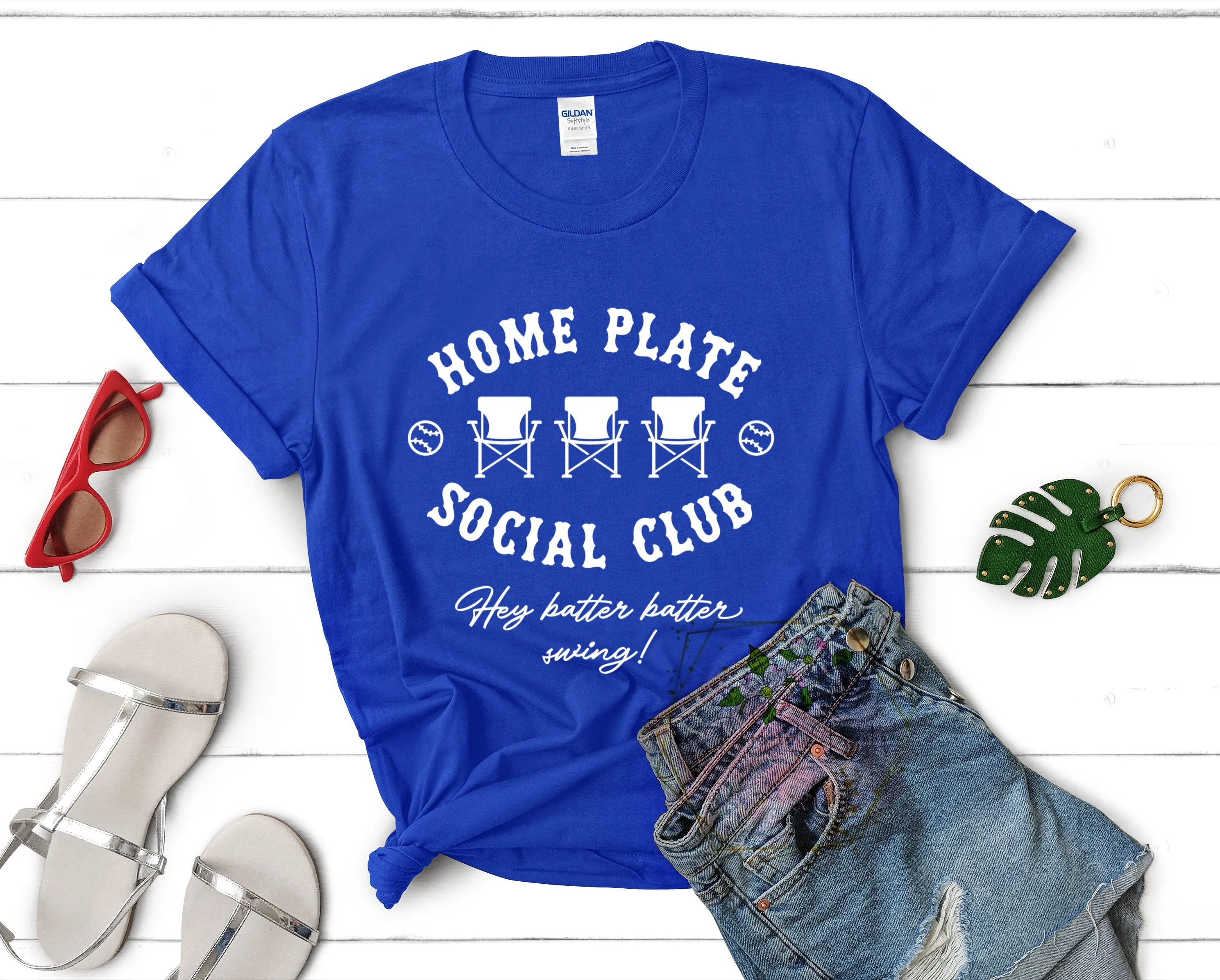 Home Plate Social Club Tee sold by The Dogwood Boutique product image thumbnail 3