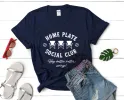 Home Plate Social Club Tee sold by The Dogwood Boutique