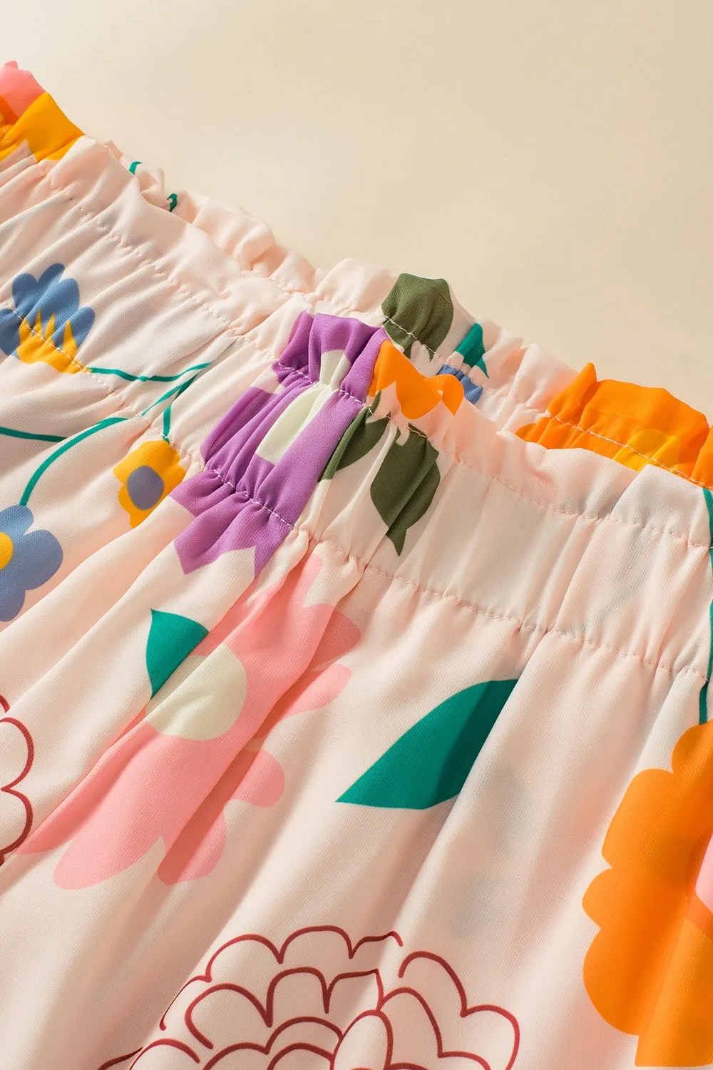 Printed Round Neck Sleeveless Top and Shorts Set sold by The Dogwood Boutique product image thumbnail 5