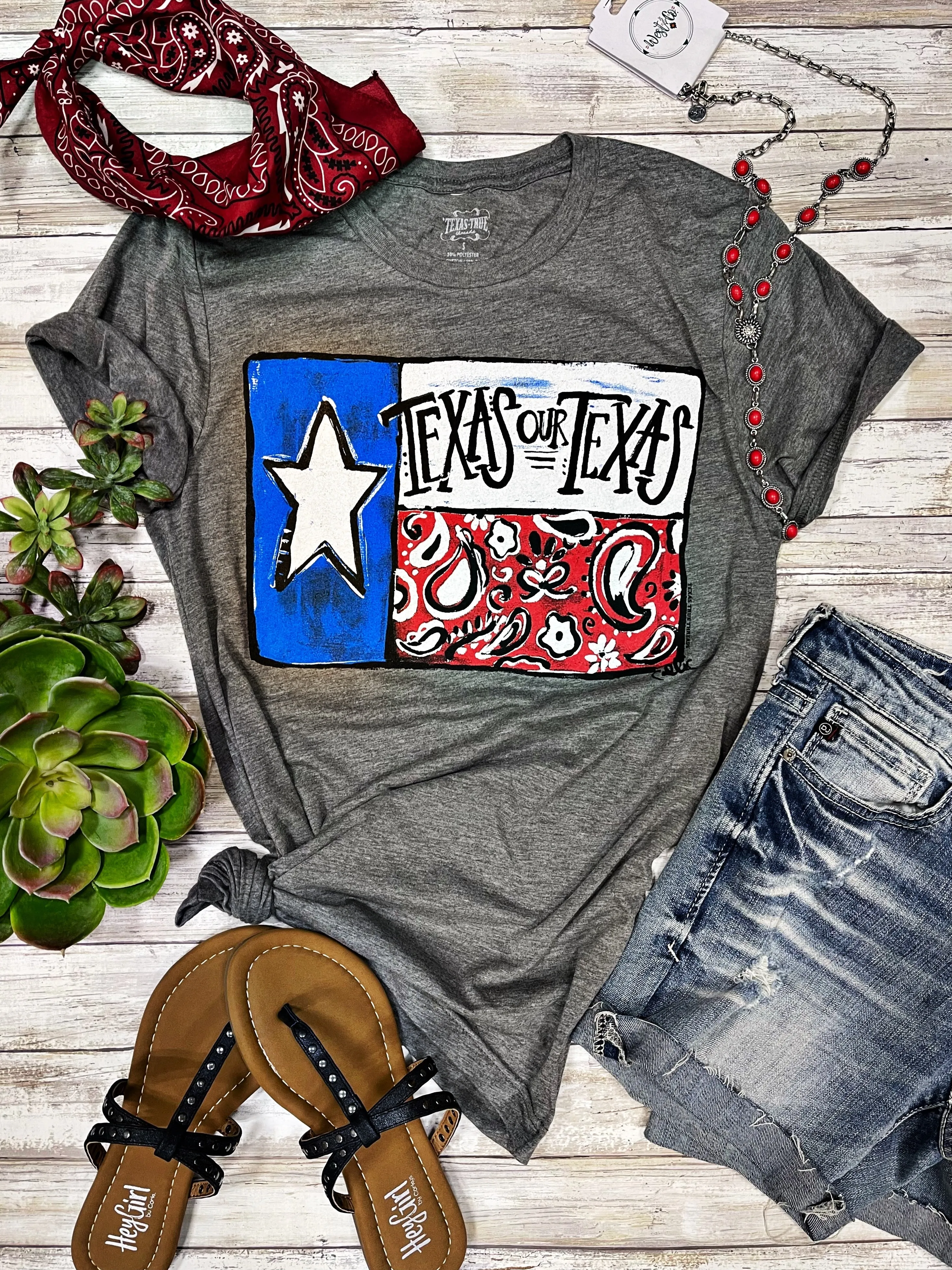 Callie Ann Stelter Texas Our Texas Tee sold by The Dogwood Boutique product image thumbnail 5