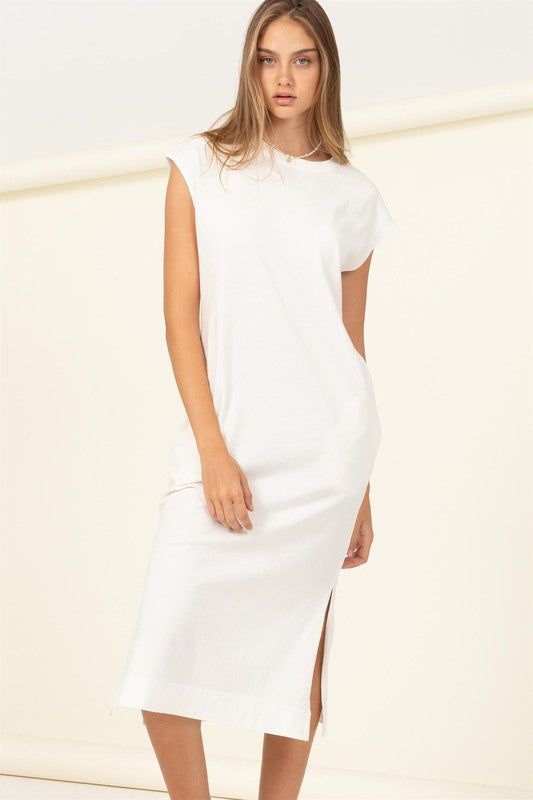 Casual Comfy Sleeveless Midi Dress sold by The Dogwood Boutique product image thumbnail 3