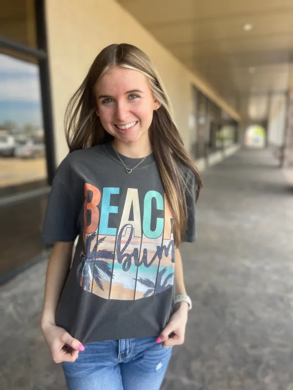 Beach Bum Comfort Colors Tee sold by The Dogwood Boutique