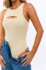 Front Cut-Out Racerback Bodysuit sold by The Dogwood Boutique