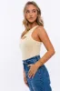 Front Cut-Out Racerback Bodysuit sold by The Dogwood Boutique