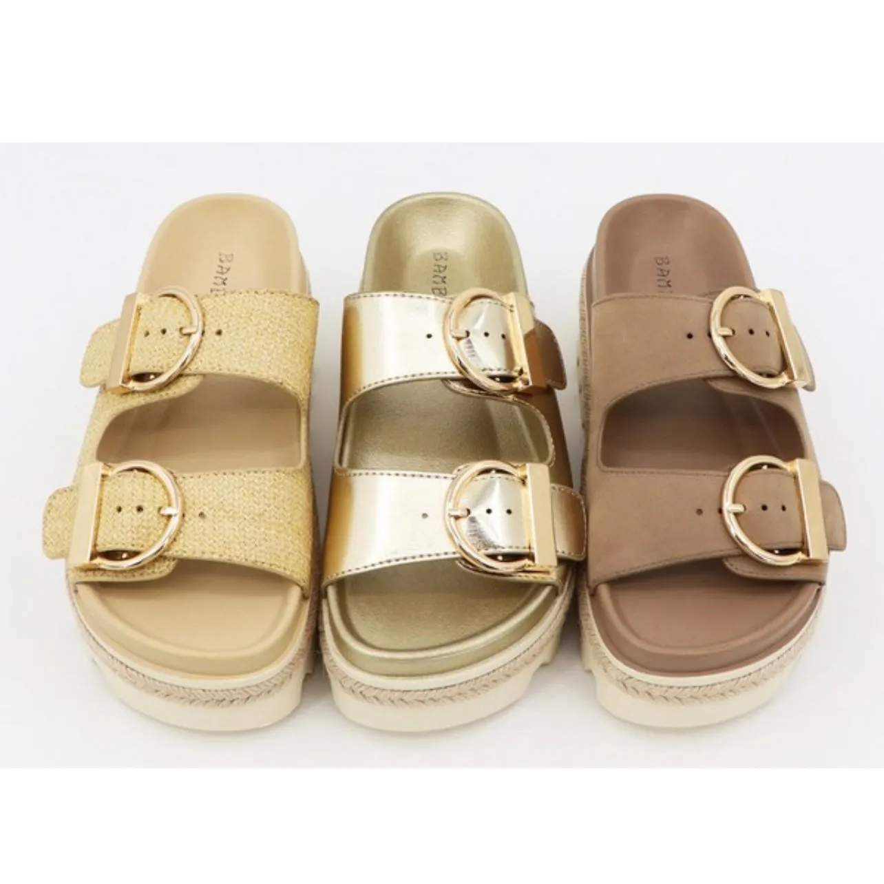 Platform Sandal With Buckle sold by The Dogwood Boutique