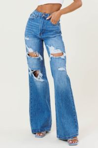 HIGH WAISTED WIDE LEG JEAN sold by The Dogwood Boutique