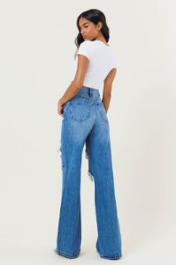 HIGH WAISTED WIDE LEG JEAN sold by The Dogwood Boutique