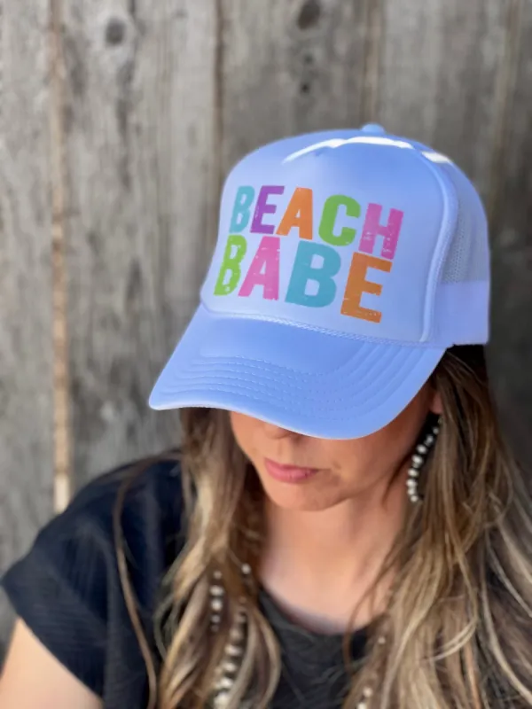 Beach Babe Foam Trucker Cap sold by The Dogwood Boutique