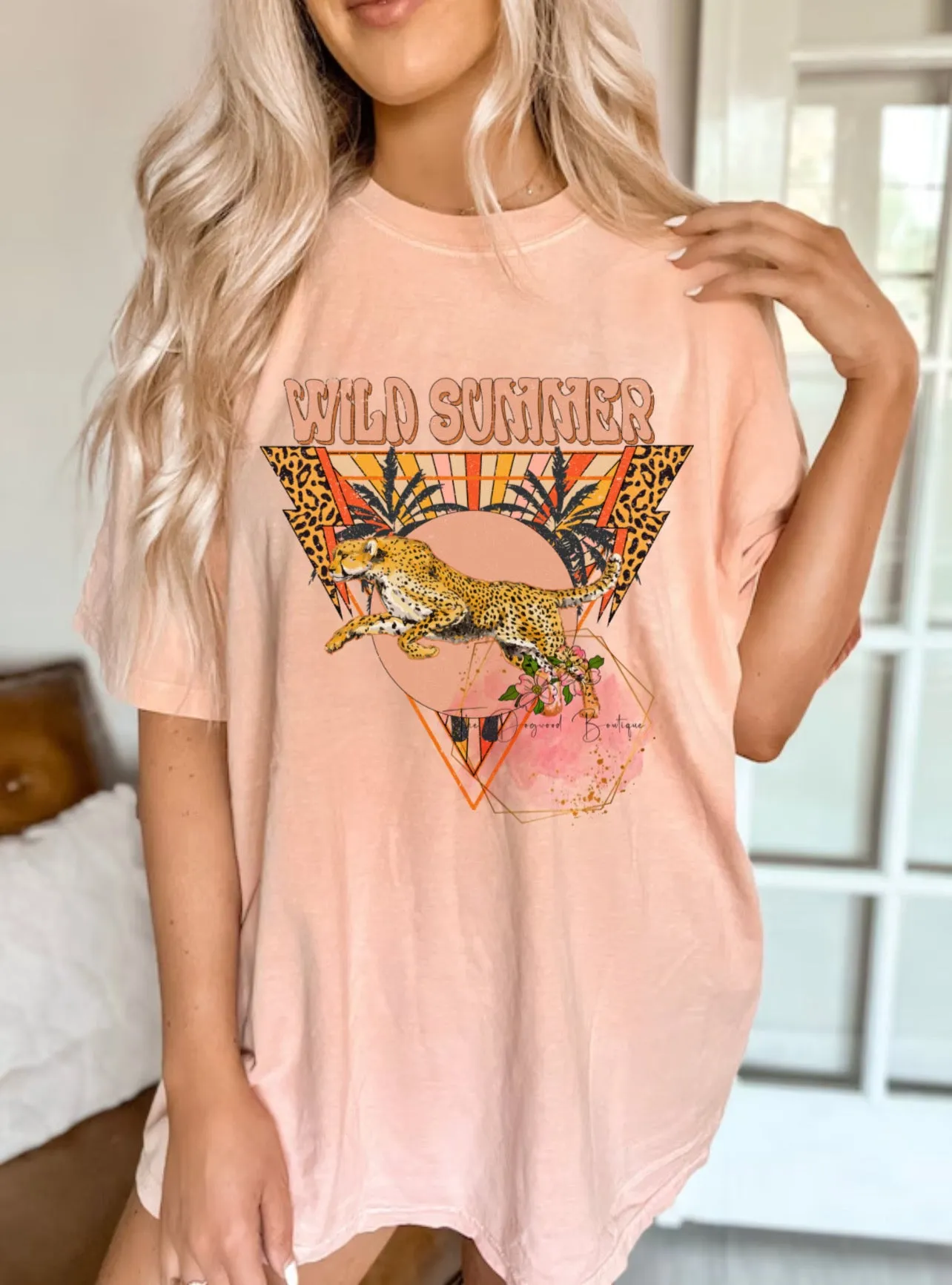 Wild Summer Comfort Colors Tee sold by The Dogwood Boutique