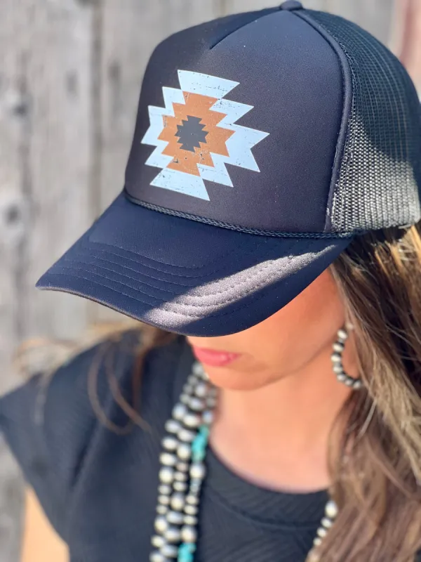 Durango Aztec on Foam Trucker Cap sold by The Dogwood Boutique