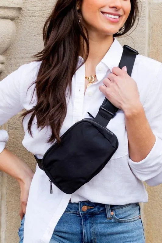 Roam Nylon Belt Sling Bag sold by The Dogwood Boutique