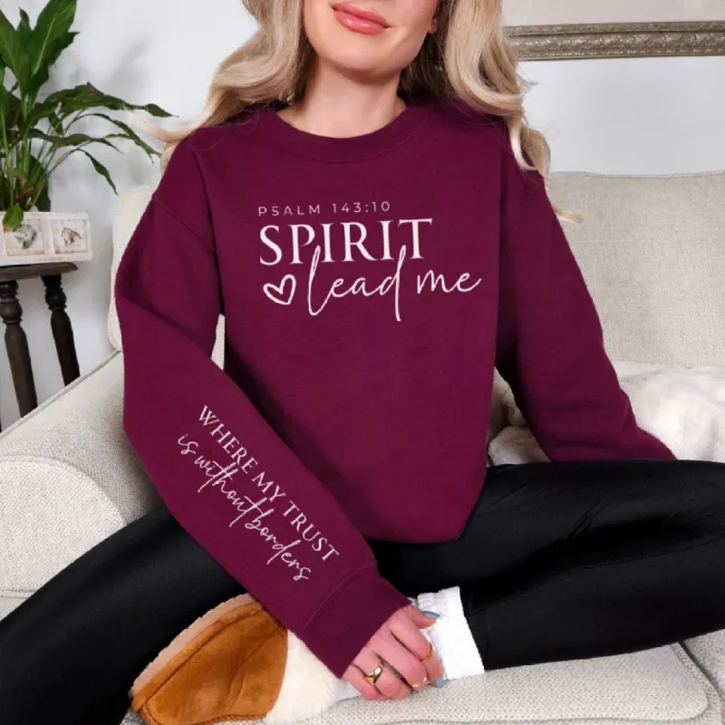 PREORDER: Spirit Lead Me Graphic Sweatshirt in Four Colors sold by The Dogwood Boutique