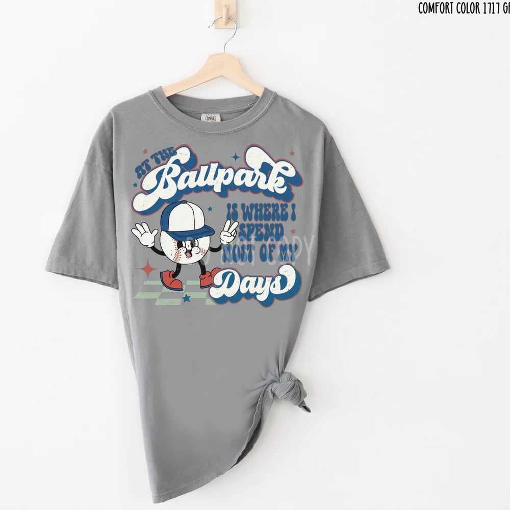 At the Ballpark Tee sold by The Dogwood Boutique
