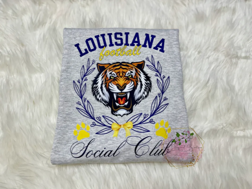 LA Tigers Social Club Sweatshirt sold by The Dogwood Boutique