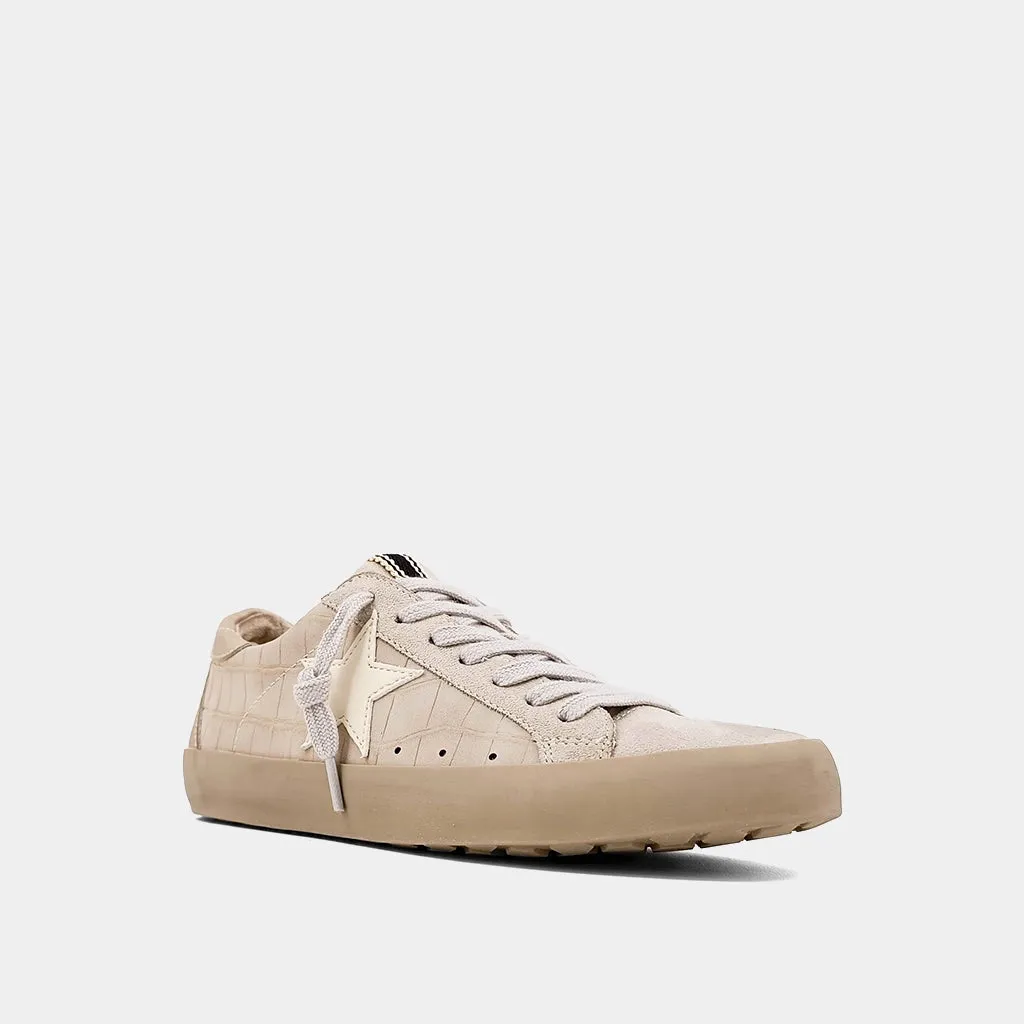 SHUSHOP Sand Croco Paula Sneaker sold by The Dogwood Boutique product image thumbnail 3