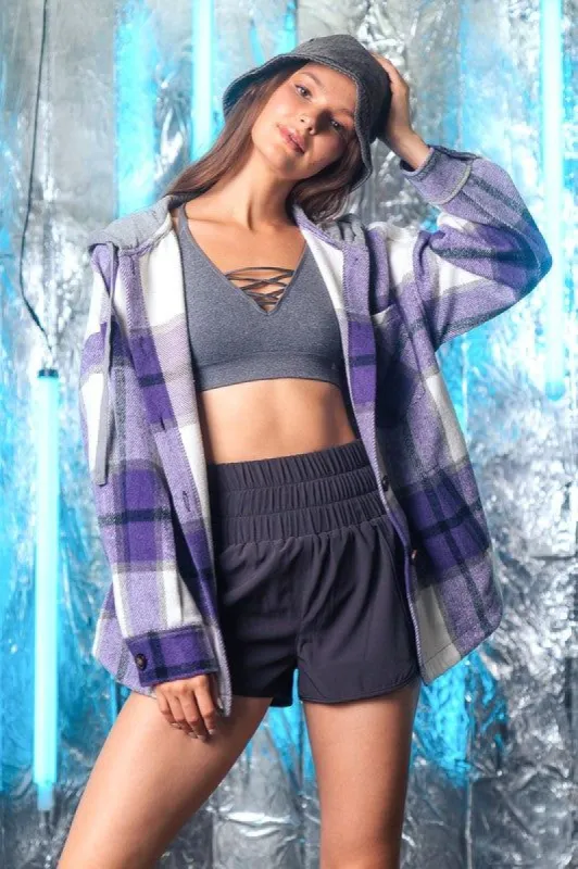 Charcoal Track Shorts with Lining sold by The Dogwood Boutique