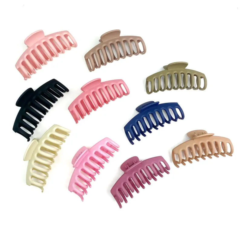 Black Classic Claw Hair Clips sold by The Dogwood Boutique
