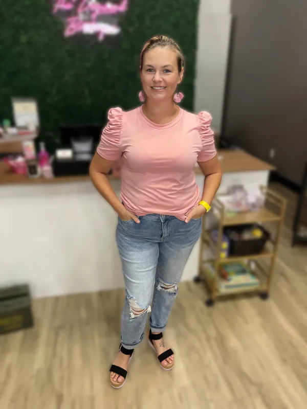 Melissa Mid Rise Regular Straight Jeans sold by The Dogwood Boutique