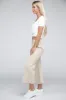 Acid Washed High Waist Frayed Hem Straight Pants sold by The Dogwood Boutique