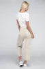 Acid Washed High Waist Frayed Hem Straight Pants sold by The Dogwood Boutique