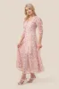 V neck maxi dress sold by The Dogwood Boutique