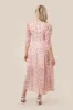 V neck maxi dress sold by The Dogwood Boutique