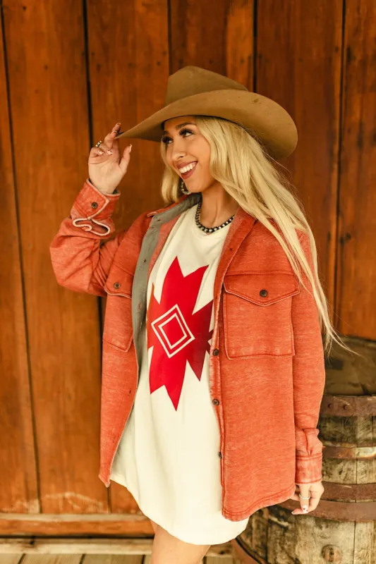 The Asher Aztec Tee sold by The Dogwood Boutique