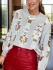 Nutcracker Round Neck Long Sleeve Sweatshirt sold by The Dogwood Boutique
