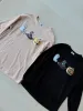 Beige Sequin Halloween Corded Crew sold by The Dogwood Boutique