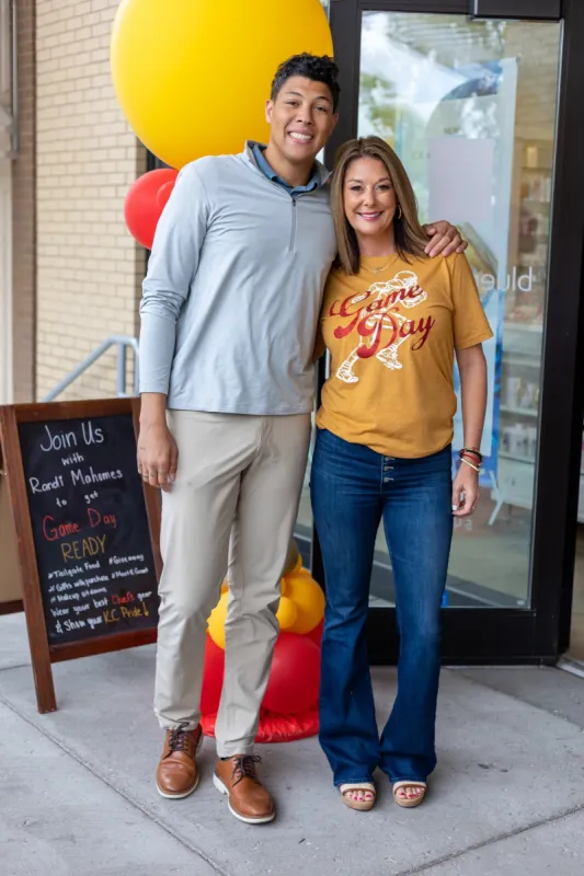 KC Game Day Tee by Randi Mahomes sold by The Dogwood Boutique