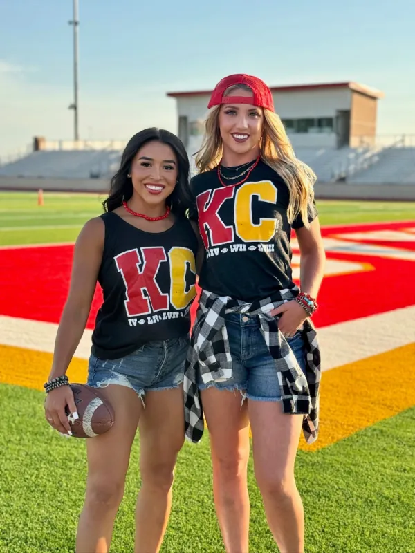 KC Block with Super Bowl Wins by Randi Mahomes sold by The Dogwood Boutique