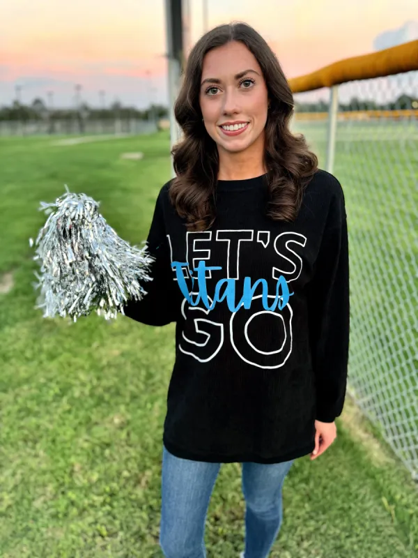 Titans Corded Crew sold by The Dogwood Boutique