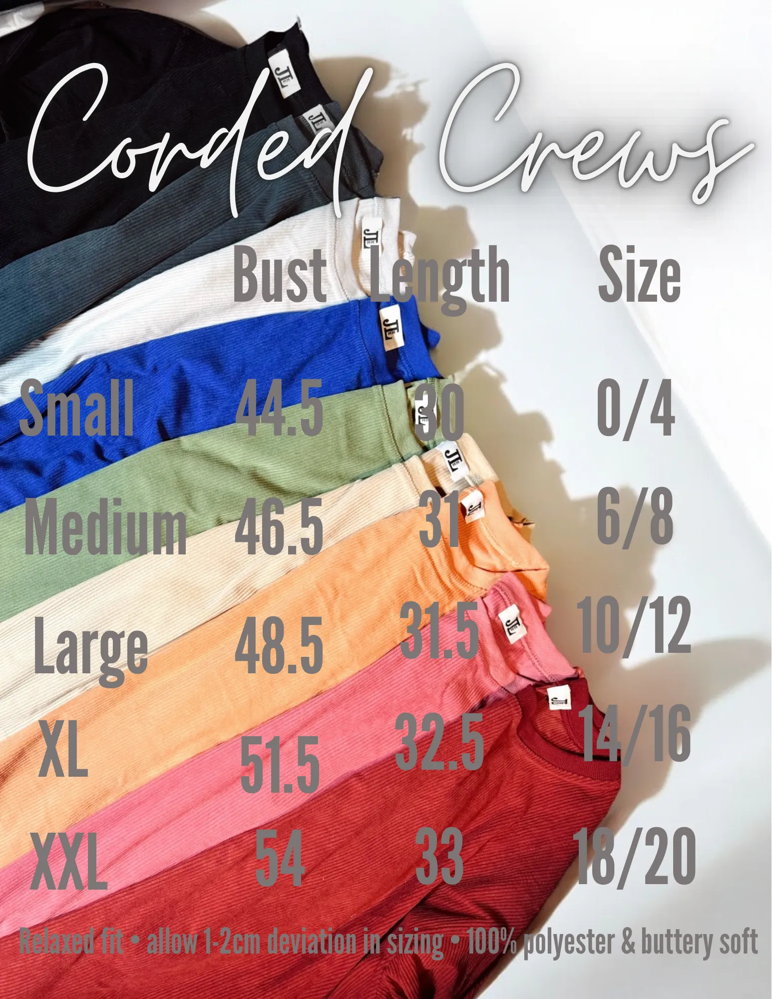 Cowboys Bow Corded Crew sold by The Dogwood Boutique product image thumbnail 4